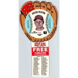 Pepsi-Cola Baseball Trading Card 1977 Jack Billingham Cincinnati Reds MLB Trade